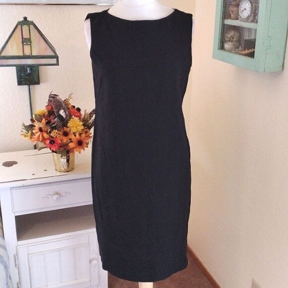 Eileen Fisher Black Dress - Picture 1 of 12
